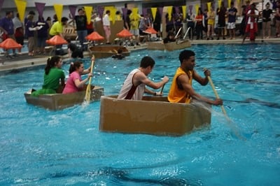 Organized Activities Boat Regatta With Dj