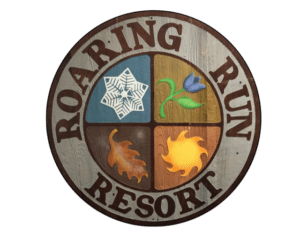 Roaring Run Resort Roaring run resort logo.